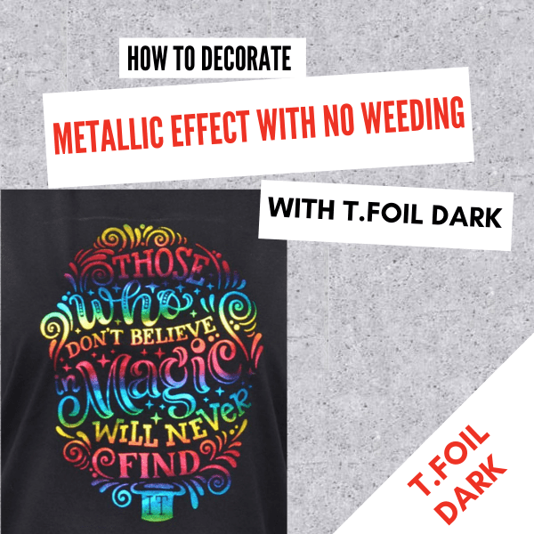 T Foil Dark Laser transfer Paper