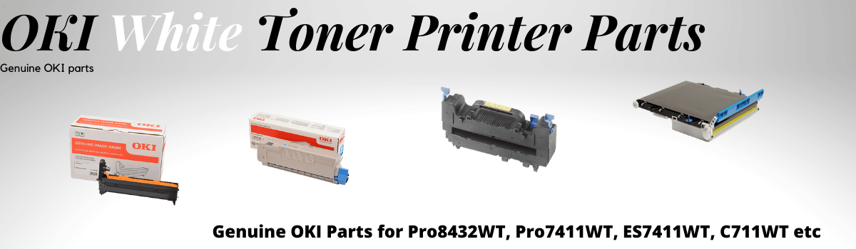 White Toner Printer Parts